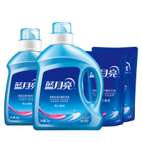 蓝月亮 薰衣草亮白洗衣液2kg瓶装+1k瓶装+1kg*2袋装 套装