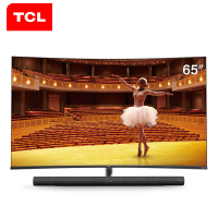 TCL 65C7 65英寸 4K超高清智能曲面LED液晶电视 136%高色域音响