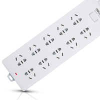 得力(deli) 18275-03接线板 延长线插座总控插座10位3米 HD