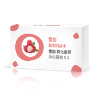 雪加snowplus 电子烟烟弹 烟油换弹 雾化弹 雾化器(每盒包含3颗)