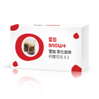 雪加snowplus 电子烟烟弹 烟油换弹 雾化弹 雾化器(每盒包含3颗)柠檬可乐3颗
