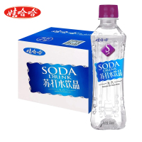 娃哈哈无糖无汽苏打水350ml*12瓶饮品碱性整箱饮用水