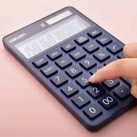 得力1675桌面计算器(黑色)