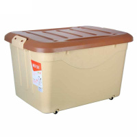 禧天龙Citylong 6138 31L中号带滑轮收纳箱环保塑料储物箱家用整理箱 1个装