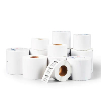 得力12014三防热敏标签纸(80*40mm-1180张)(白)(1卷/筒)