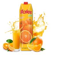 泰国进口饮料果汁 玛丽(Malee)橙汁 1L*4瓶 整箱饮品 (新老包装交替发货)