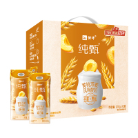 蒙牛 纯甄 常温风味酸牛奶 燕麦加黄桃 200g*10 早餐奶酸奶