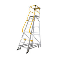 稳耐工具 B31-A类 铝合金单侧平台梯 称重170kg 12台阶 B31-FS13598