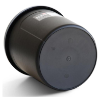 得力(deli) YC 废纸篓 直径28cm 高26cm 5个装