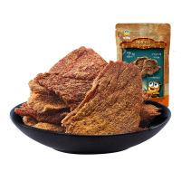 来伊份沙嗲牛肉片108G五香牛肉干休闲小吃风味牛肉肉类零食