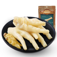 来伊份泡椒凤爪125g山椒鸡爪休闲小吃肉制品来一份辣味美味零食