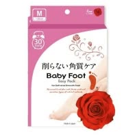 Baby Foot 宝贝脚 3D立体30分钟脱皮足膜 玫瑰香型 M尺寸~26cm(1双)