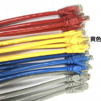 宏正电信中兴华为原配网线成品机制跳线路由器超五类1.5米黄色铜包铝超五类