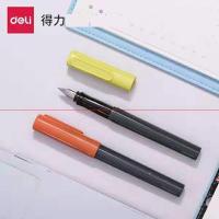 得力S686学生用矫资可替换墨囊钢笔（浅蓝）