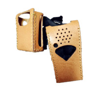 对讲机/记录仪皮套 定做 单只皮套 黄牛皮/头层皮外形美观 结实耐用 企业定制 50套起定