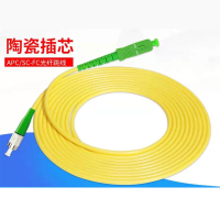 辽锦铁工 杭州中祥 尾纤 2.0单模光纤 FC/APC-SC/APC-3M (单位:米)