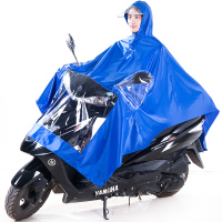历名户外骑行成人电动电瓶摩托车豪杰圣雨衣男女式单人雨披加大加厚