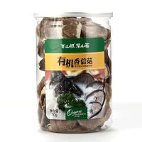 百山祖有机香信菇70g干香菇干货食品庆元特产家用火锅菌菇食材 有机香信菇70g*1罐