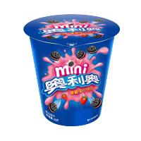 mini奥利奥(OREO) 饼干 零食 草莓味小饼干55g