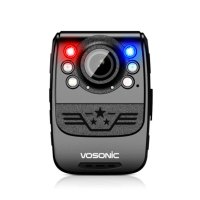 群华(VOSONIC) D1 执法记录仪8小时录像 爆闪警示无光红外夜视内置16G