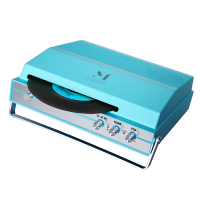 MPK黑胶唱机TT228创新吸入式设计 便携使用 蓝牙播放 内置可充电锂电池 蓝色