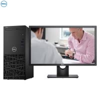 戴尔(DELL)成铭3980商用台式电脑 18.5英寸显示器(I3-8100 16G 1T+128G固态 刻录 2G独显 W10H)商用办公 家用娱乐 性价比机 企业采购 学生用机