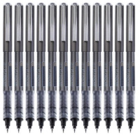 晨光(M&G)0.5mm黑色直液式中性笔签字笔水笔 12支/盒ARP50102