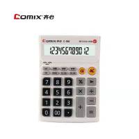 齐心 C-868 舒视语音王计算器 白