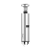 海威特 Havit I13车载蓝牙耳机商务开车车充电挂耳入耳塞式安全锤耳麦 银色