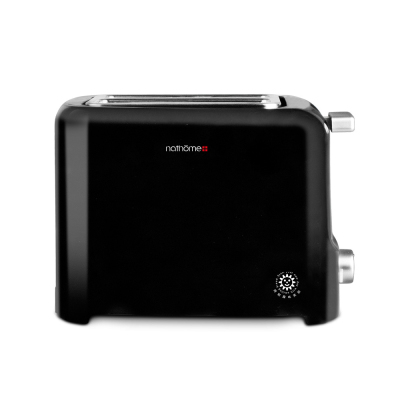 北欧欧慕(nathome)家用笑脸多士炉2片早餐烤面包机吐司机 NDS680 黑色