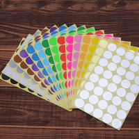 彩色圆点不干胶标签 25mm 红色