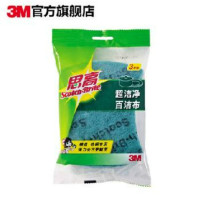 3M XF003863826 3M 思高不粘锅类专用百洁布3片装(大碟) 1包