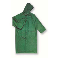 代尔塔 Delta 407005-VE-M 聚酯涤纶雨衣,双面聚氯乙烯涂层,绿色,M 1件
