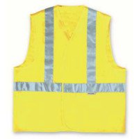 代尔塔 Delta 404402JA-L 梭织荧光马甲 黄色 1件