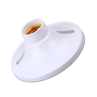 乐默(LOOMOO) 螺纹灯座螺旋通用铜灯头灯座圆底座固定灯头