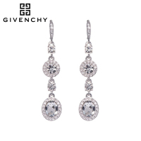 Givenchy/纪梵希 华丽系列时尚 施华洛世奇人造水晶长款女士耳坠