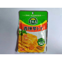 吉香居榨菜 香辣萝卜干52g*10袋