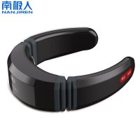 南极人(NanJiren)颈椎治疗仪按摩器 肩部颈部按摩枕护颈仪 脖子肩膀肩周炎颈垫治疗仪NBX8F52333黑色