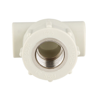大有给水用塑铜内螺纹三通 PP-R 公称外径40mm*25mm