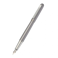 齐心 FP6205 金属钢笔(1笔+2墨囊) F 深空灰 办公