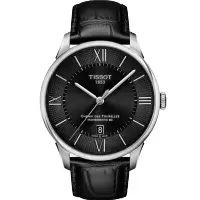 瑞士天梭TISSOT 杜鲁尔系列机械皮带男士手表T099.407.16.058.00