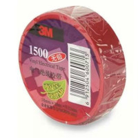 3M 1500# 无铅电工胶带 18MM X 10M 红色 10米