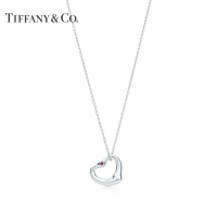 TIFFANY&CO.蒂芙尼心扉镶嵌宝石项链