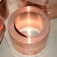 AT 纯紫铜 紫铜带 铜板 铜箔 铜皮 接地铜带 铜片 铜带 T2(M) 1.0 -TY