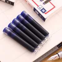 得力S633钢笔墨囊(蓝)(5支/盒)