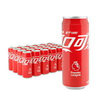 可口可乐(Coca-Cola) 2019英超特别摩登罐 330ml*24罐 整箱装