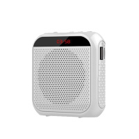 诺必行 S-17 便携式数码扩音器 大功率扩音教学专用导游扩音器 U盘插卡音箱播放器迷你肩背挂腰插卡 白色