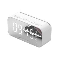 诺必行 G-10 无线蓝牙音箱手机收钱提示语音播报3D环绕家用双闹钟多功能便携桌面小音响 白色