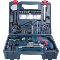 BOSCH GSB600RE 13毫米冲击钻套装J手电钻多功能工具箱单套装（套）