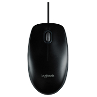 罗技 (Logitech)M100r有线鼠标 笔记本台式机一体机办公鼠标 电脑USB光电鼠标 M100r有线鼠标 黑色